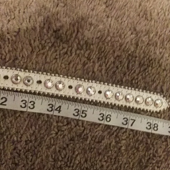 b.b Simon leather belt with Swaroski crystals main image 4
